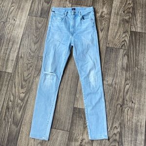 Citizens of Humanity Light Wash Chrissy Skinny High Rise Jeans